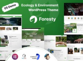 Foresty – Charity and Ecology WordPress Theme