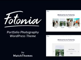 Fotonia – Portfolio Photography Theme for WordPress