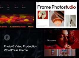 Frame – Photo & Video Production WordPress Theme