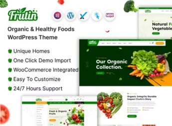 Frutin – Organic & Healthy Food WordPress Theme