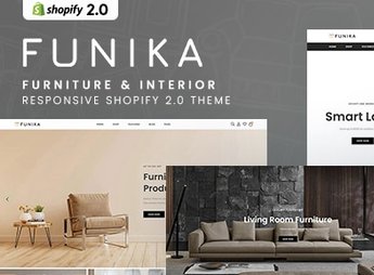 Funika – Furniture & Interior Responsive Shopify 2.0 Theme
