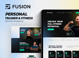 Fusion – Personal Trainer & Fitness Elementor Template Kit