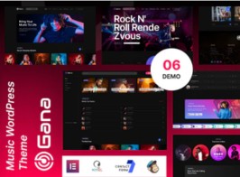 Gana – Music and Event WordPress Theme