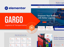Gargo – Logistics & Transportation Elementor Template Kit