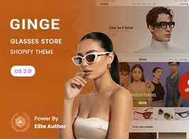 Ginge – Glasses Store Shopify 2.0 Theme