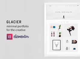 Glacier – Minimal WordPress Portfolio Theme