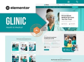 Glinic – Health & Medical Elementor Template Kit