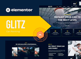 Glitz – Car Painting & Restoration Elementor Template Kit