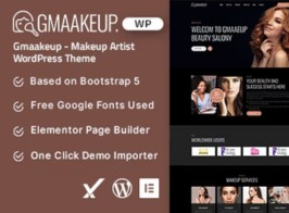Gmaakeup – Makeup Artist WordPress Theme