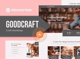 Goodcraft – Craft Workshop Elementor Template Kit