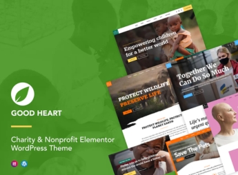 GoodHeart – Charity & Nonprofit Elementor WordPress Theme