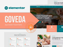 Goveda – Ayurveda Treatment Elementor Template Kit