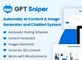 GPT Sniper – Automatic AI Content Generator and Chatbot WordPress Plugin