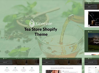 Greenie – Organic Tea & Coffee Store Shopify Theme