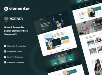 Grendy – Green & Renewable Energy Solutions Elementor Template Kit