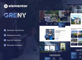 Greny – Green Energy Solutions Elementor Template Kit