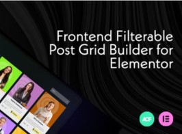 GridBuilder X – Frontend Filterable Elementor Post Grid Builder