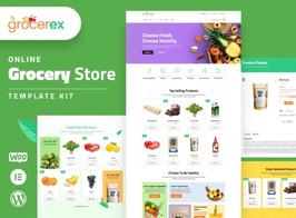 Grocerex – Grocery Store Elementor Template Kit