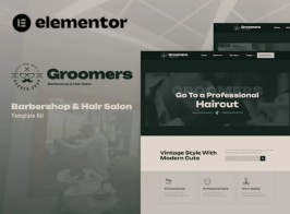 Groomers – Barbershop & Hair Salon Template Kit