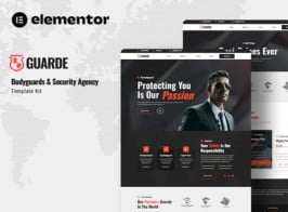 Guarde – Bodyguards Security Agency Elementor Template Kit