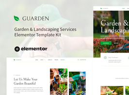 Guarden – Garden & Landscaping Services Elementor Template Kit