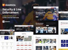 Guardza – Security & Law Enforcement Elementor Template Kit
