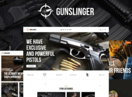Gunslinger — Gun Store & Hunting WordPress Theme