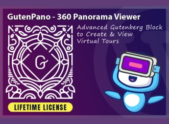 GutenPano – 360 Panorama Viewer for Gutenberg