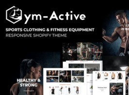 Gym Active – Sports Clothing & Fitness Equipment Shopify Theme