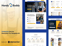 Handy Buddy – Handyman Services Elementor Pro Template Kit