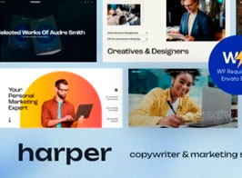 Harper – Copywriter & Marketing Specialist WordPress Theme