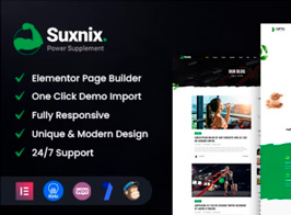 Suxnix – Health Supplement WordPress Theme