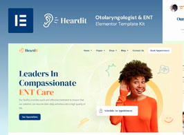 HeardIt – Otolaryngologist Elementor Template Kit