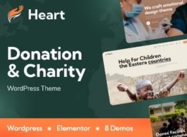 Heart – Donation & Charity Non-Profit WordPress Theme + AI