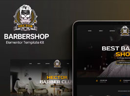 Hector – Barbershop Elementor Template Kit
