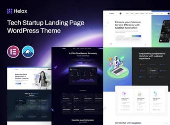 Helax – Tech Startup WordPress Theme