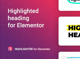 Highlighter – Highlighted heading for Elementor