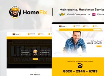 Home Fix – Maintenance, Handyman Services Theme