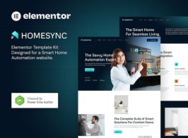 Homesync – Smart Home Automation Elementor Template Kit