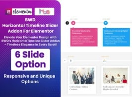 BWD Horizontal Timeline Slider Addon For Elementor