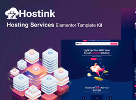 Hostink – Hosting Services Elementor Template Kit