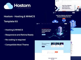 Hostom – Hosting & WHMCS Elementor Template Kit
