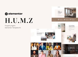 Humz – Property Agent Elementor Template Kit
