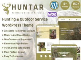 Huntar – Hunting & Outdoor WordPress Theme