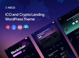 Xeco – ICO & Crypto Landing WordPress Theme