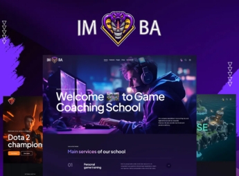 Imba — Esports & Gaming Coaching WordPress Theme