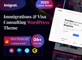 Imigrat – Immigration & Visa Consulting WordPress Theme