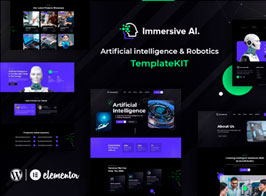 ImmersiveAI – Robotics Elementor Template Kit