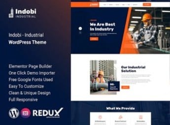 Indobi – Industrial WordPress Theme