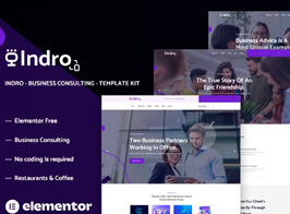 Indro – Business Consulting Elementor Template Kit